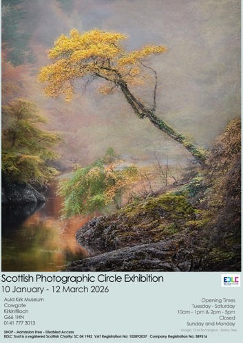 Scottish photographic circle exhibition 10 January - 12 March 2026