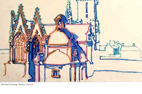 53rd annual art exhibition poster that features artwork by michael durning with the dates and times - 9 august to 18 september 2025 auld kirk museum cowgate kirkintilloch g66 1hn 0141 777 3013 opening times tuesday - saturday 10am - 1pm and 2pm - 5pm